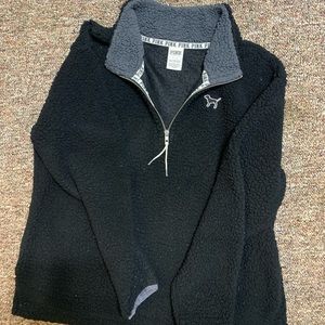 Pink Sherpa Pullover Fleece